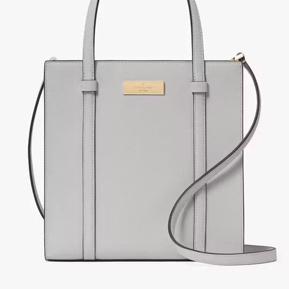 Kate Spade “Kenzie” Satchel Light Gray NWT - Picture 9 of 12